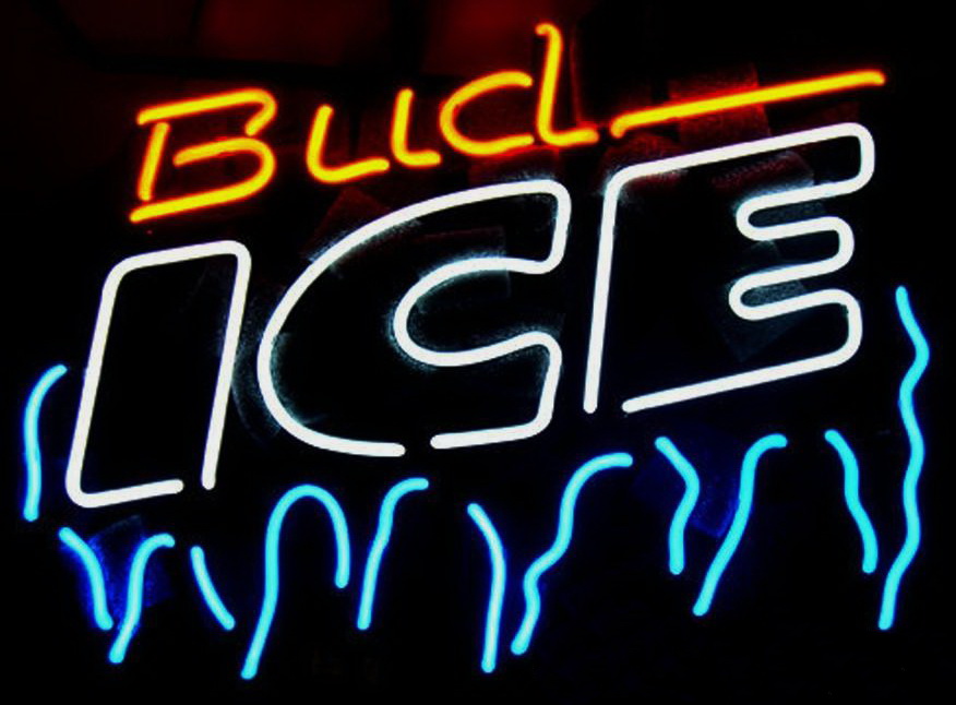 Bud Ice Frost Neon Sign